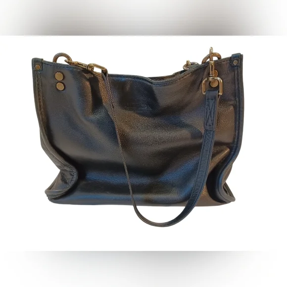 American Leather Company Black Satchel Purse - Picture 4 of 15